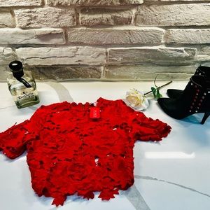 Gorgeous red Agaci top!